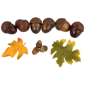 Northlight Fall Harvest 11pc. Acorns & Maple Leaves Decor Set - image 1