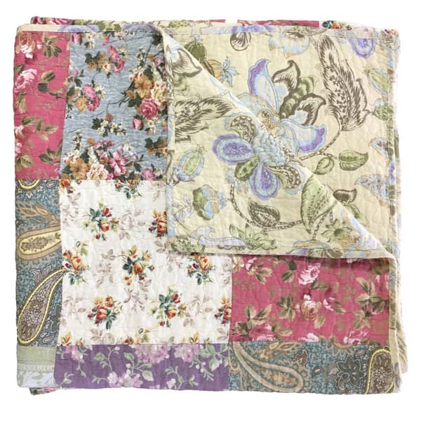 Greenland Home Fashions&#8482; Blooming Prairie Quilted Throw
