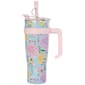 Double Wall Insulated 40oz. Hydrangea Tumbler with Straw - image 1