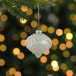 Northlight Seasonal Pastel Green Christmas Ornaments - Set of 2