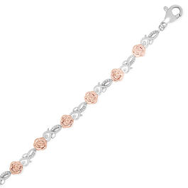 Enchanted by Disney Sterling Silver Diamond Belle Bracelet