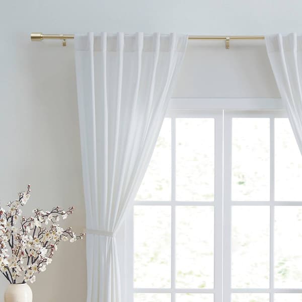 DKNY Fin 66in. Curtain Rod Set