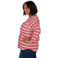 Plus Size Ruby Rd. Must Haves II Football Bow Stripe Tee - image 4