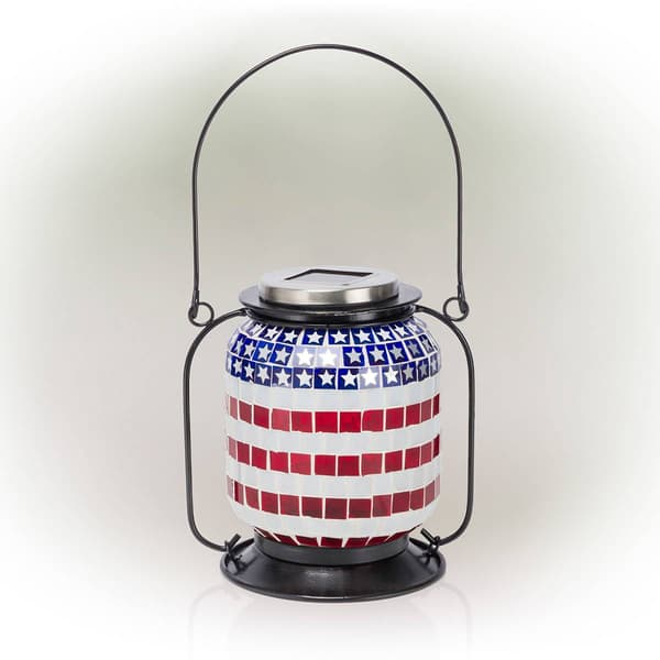Alpine Solar Patriotic LED Lantern - image 