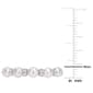 Gemstone Classics&#8482; Pearl & Topaz Semi-Eternity Ring - image 4