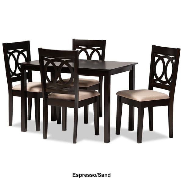 Baxton Studio Lenoir 5pc. Dining Set