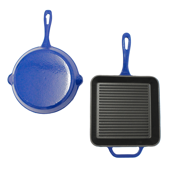 BergHOFF Neo 2pc. Cast Iron 10in. Fry & Grill Pan Cookware Set