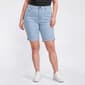 Plus Size Bleu Denim 11 5Pkt Denim Bermuda W/Roll Cuff - image 1