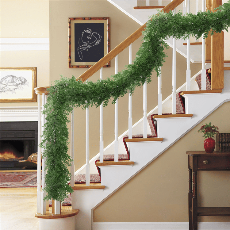 Puleo International 9ft. Christmas Garland with Soft Branch Tips