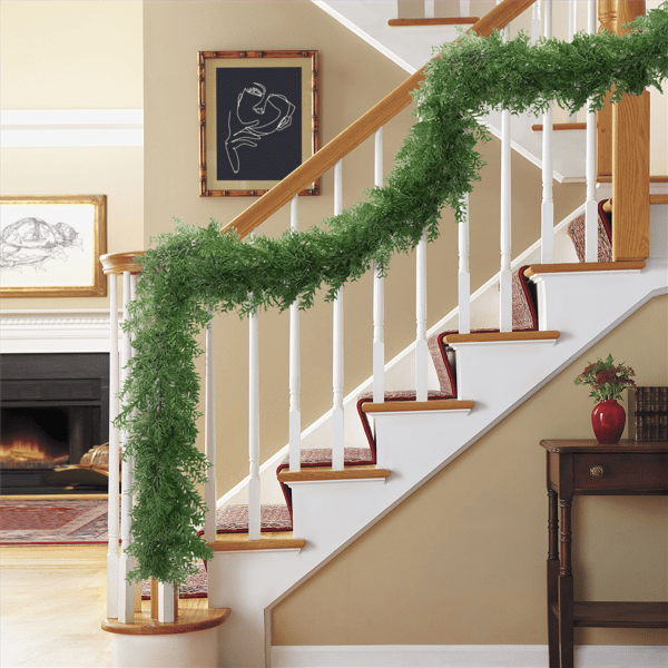 Puleo International 9ft. Christmas Garland with Soft Branch Tips