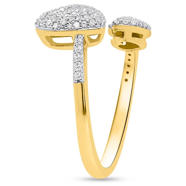 Diamond Classics™ 1/2ctw. White Diamond Twin Heart Ring