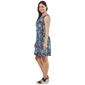 Petite Connected Apparel Sleeveless Floral Pocket A-Line Dress - image 4
