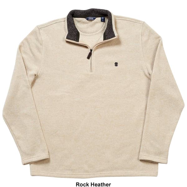 Mens IZOD&#174; Solid 1/4 Zip Sweater