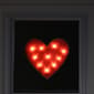 Northlight Seasonal Lighted Red Heart Window Silhouette - image 4