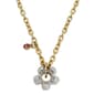 Steve Madden 2-Tone Puffy Flower Pendant Necklace - image 2