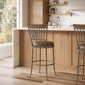 HH2 Home Hawkins Metal Commercial Grade Bar Height Swivel Stool - image 7
