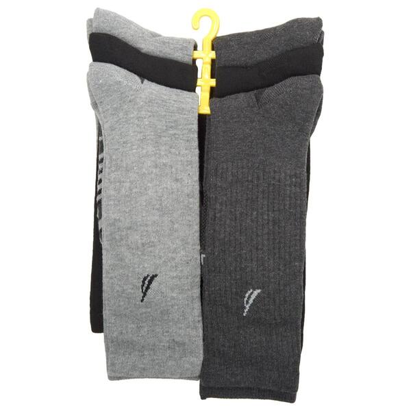 Mens Nautica 6pk. Athletic Crew Socks - image 