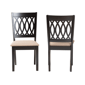 Baxton Studio Florencia Modern Wood Dining Chairs - Set of 2 - image 2