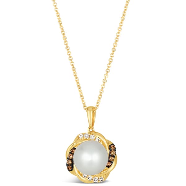 Le Vian(R) Vanilla Pearls(tm) Diamond Pendant Necklace - image 