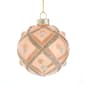 Kurt S. Adler 6pc. Champagne & Pearl Peach Glitter Ornaments Set - image 1