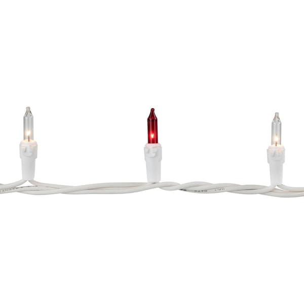 Northlight Seasonal 50 Red & Clear Mini Christmas Lights