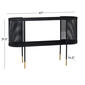 9th &amp; Pike® Oval Metal Wrapped Console Table - image 6