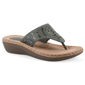 Womens Cliffs by White Mountain Cienna Memory Foam Thong Sandals - image 1