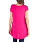 Womens 24/7 Comfort Apparel Round Neck Hi Low Tunic - image 6