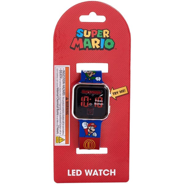 Kids Nintendo Super Mario Touch LED Watch - GSM4236