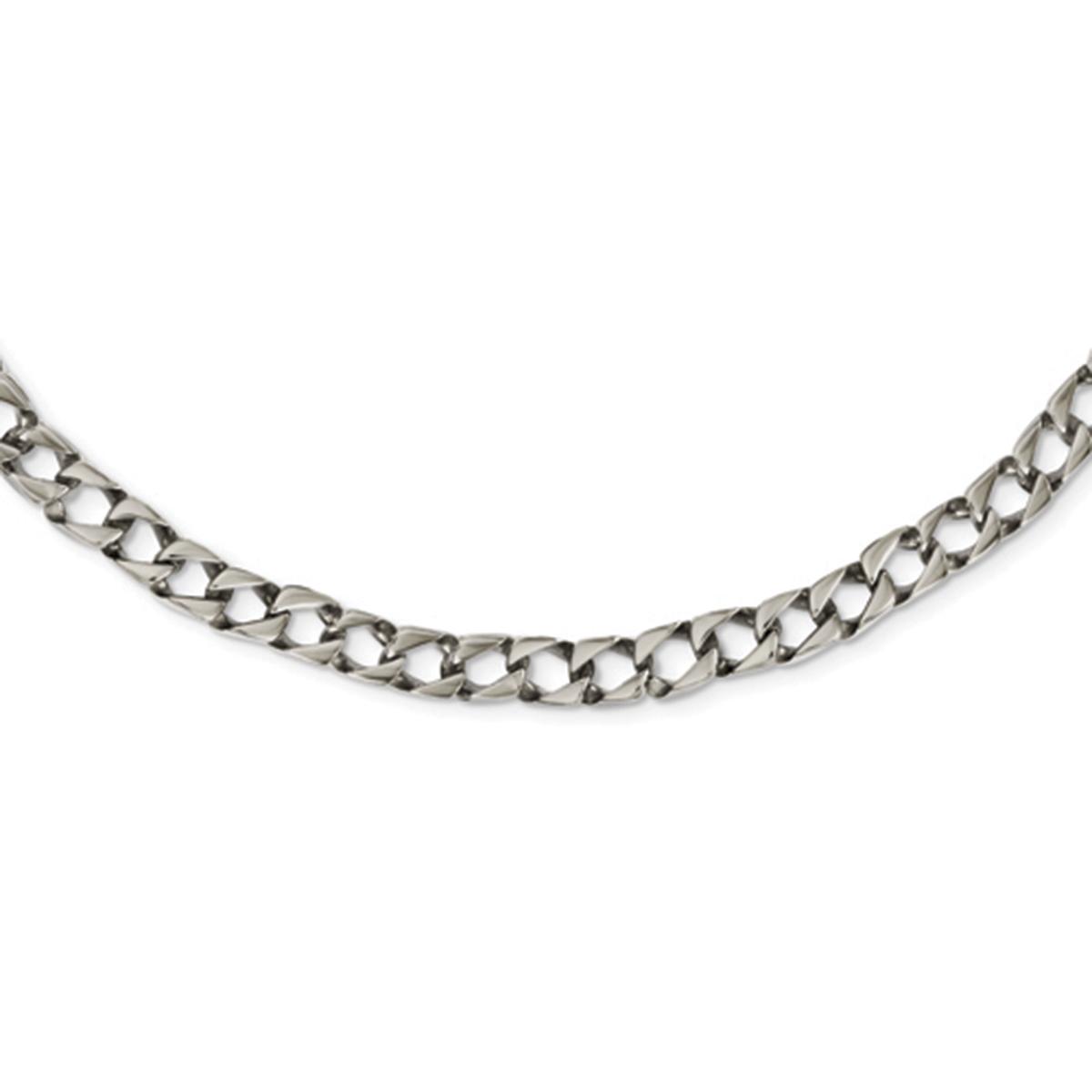 Mens Gentlemen’s Classics™ Polished Square Link Necklace