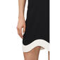 Womens Cece A-Line Skirt with Wavy Contrast Hem - image 3