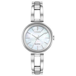 Womens Citizen&#40;R&#41; Axiom Eco-Drive Stainless Watch - EM0630-51D