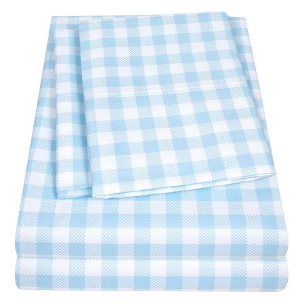 Sweet Home Collection Kids Fun & Colorful Gingham Sheet Set - image 