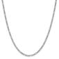 Unisex Gold Classics&#40;tm&#41; 2.5mm. 14k White Semi Solid Figaro Necklace - image 1