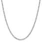 Unisex Gold Classics&#40;tm&#41; 2.5mm. 14k White Semi Solid Figaro Necklace - image 1