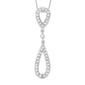 Diamond Classics&#40;tm&#41; Diamond Double Tear Drop Necklace - image 1