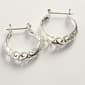 Sterling Silver Filigree Click Top Earrings - image 1
