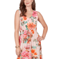 Petite Ruby Rd. Renaissance Romance V Neck Floral Midi Dress - image 4