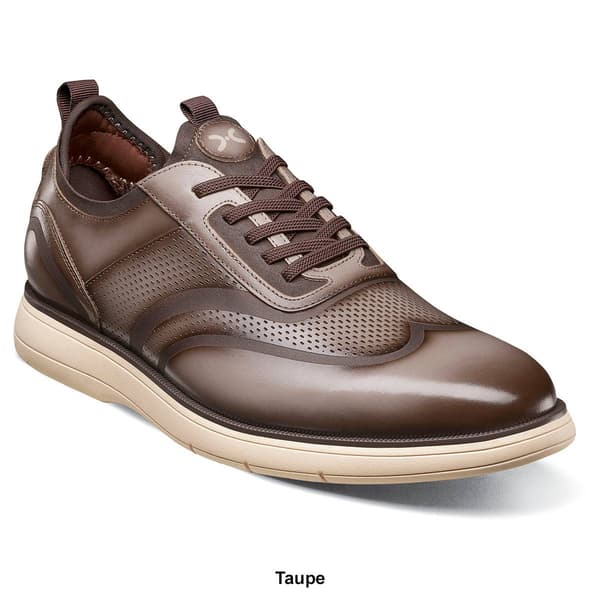Mens Stacy Adams Edgewood Wingtip Elastic Lace Up Oxfords