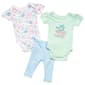Baby Girl (NB-9M) Koala Baby 3pc. Bow Turn Me Around Set - image 1