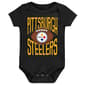 Baby (0-18M) NFL Pittsburgh Steelers For the Ball Onesie - image 1