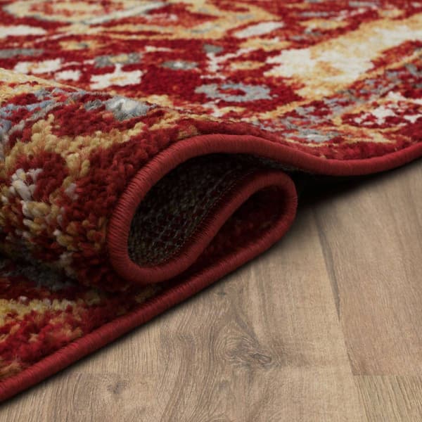 Mohawk Home Norwood Red Large Area Rug