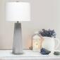 Lalia Home Concrete Pillar Table Lamp w/White Fabric Shade - image 6