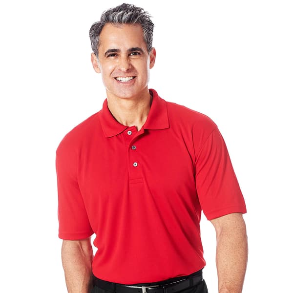 Mens Cross & Winsor Rice Stitch Polo