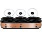 MegaChef Triple 2.5qrt. Slow Cooker & Buffet Server - image 2