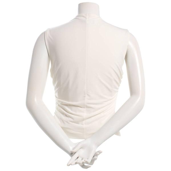 Juniors A. Byer Funnel Neck Side Ruch Tank Top