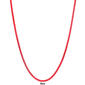 Mens Lynx Stainless Steel Acrylic Coated Box Chain Necklace - image 4