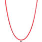 Mens Lynx Stainless Steel Acrylic Coated Box Chain Necklace - image 4