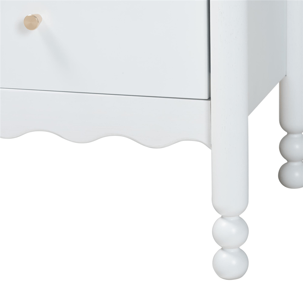 Baxton Studio Hoffman 2-Drawer Nightstand