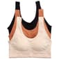Plus Size Kathy Ireland 3pk. Seamless Bralettes 3PKBRA1215 - image 2